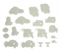 Cars GID Sada svítící ve tmě 20 ks